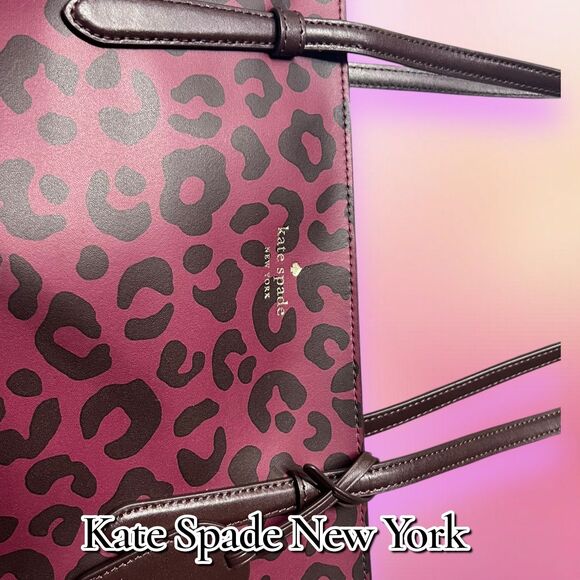 Kate Spade New York Leopard Print Tote Bag – Preowned Excellent Condition - Picture 6 of 11